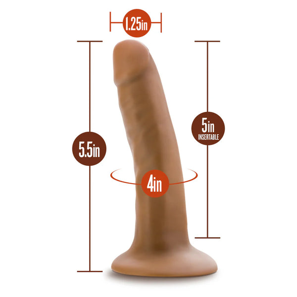 Dr. Skin 5.5" Cock - Mocha