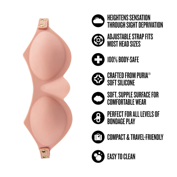 Temptasia Ardor Silicone Blindfold - Pink
