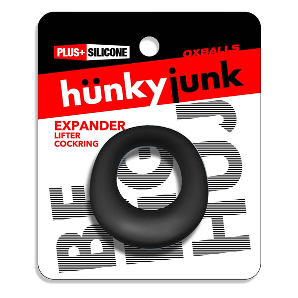 EXPANDER Lifter Scoop-Style Cock Ring - Black Fog