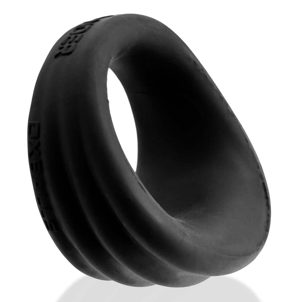 EXPANDER Lifter Scoop-Style Cock Ring - Black Fog