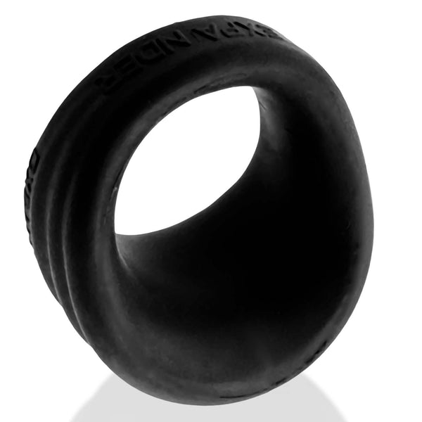 EXPANDER Lifter Scoop-Style Cock Ring - Black Fog
