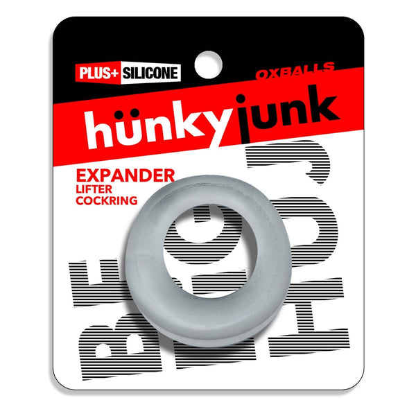 EXPANDER Lifter Scoop-Style Cock Ring - Clear Steam