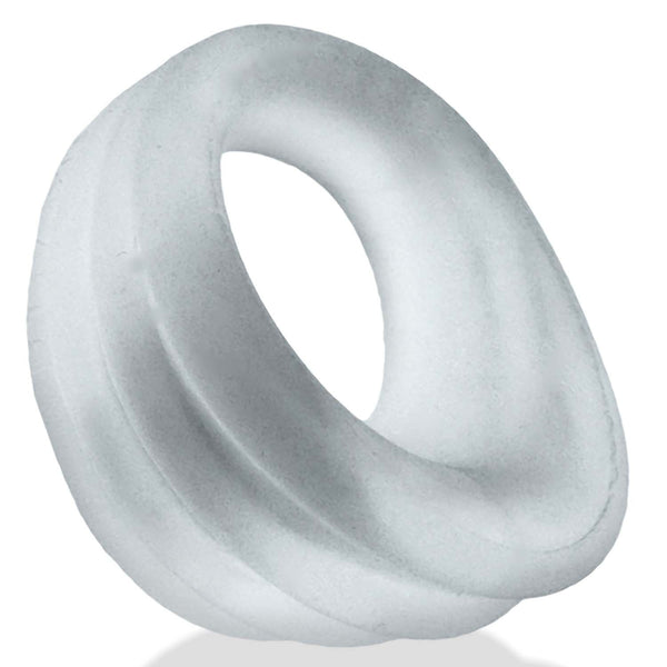 EXPANDER Lifter Scoop-Style Cock Ring - Clear Steam