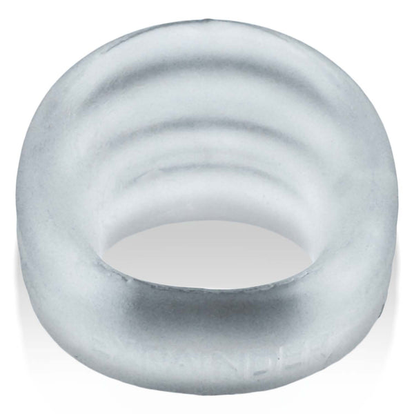 EXPANDER Lifter Scoop-Style Cock Ring - Clear Steam