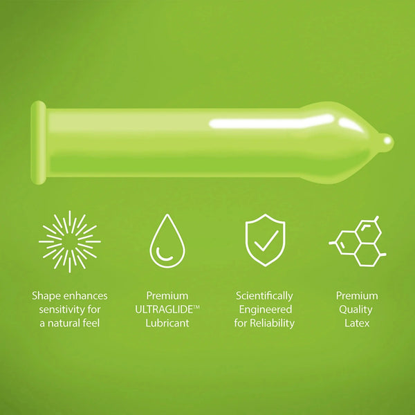 Ultra Sensitive Lubricated Condoms - 3 Pack