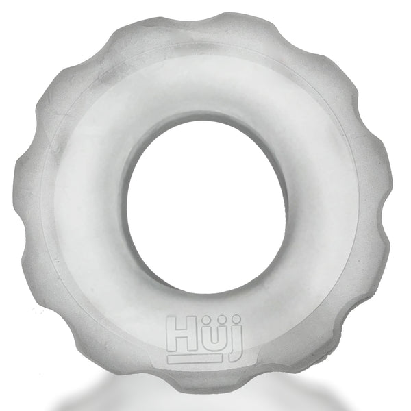 SUPERHUJ 3-Pack No Roll C-Rings - Clear Ice