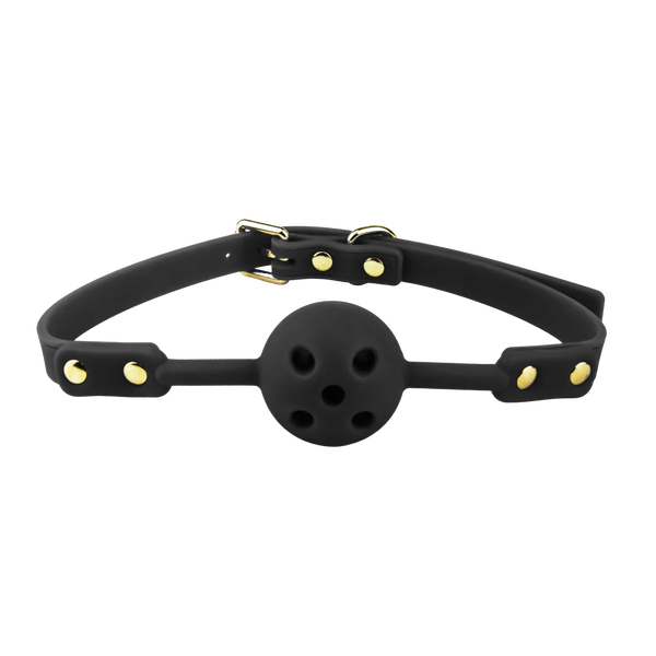 Temptasia Ardor Breathable Silicone Ball Gag - Black