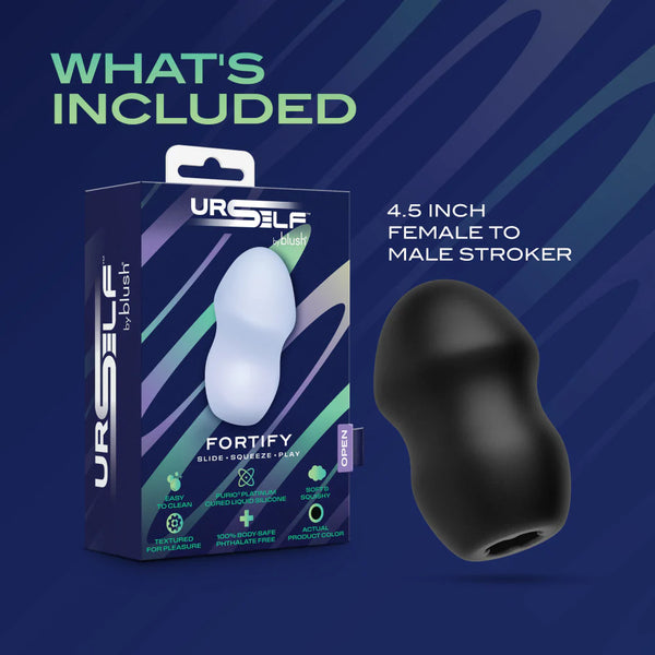 URSELF Fortify Silicone FTM Masturbation Stroker with Textured Interior
