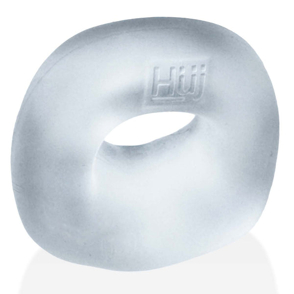 FIT BULGE Hung-Style Extra Thick Cock Ring  - Clear Steam