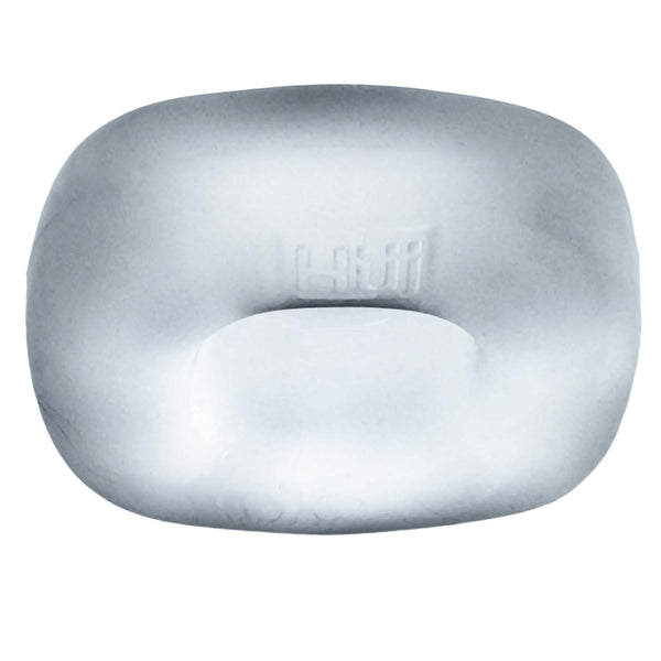 FIT BULGE Hung-Style Extra Thick Cock Ring  - Clear Steam
