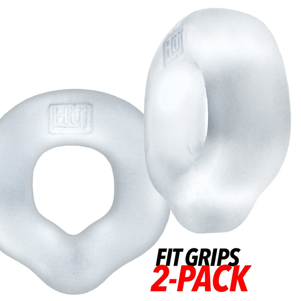 FIT GRIPS 2-Pack Ergo-Fit Cockrings - Clear