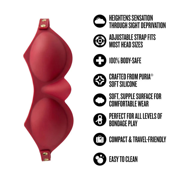 Temptasia Ardor Silicone Blindfold - Red