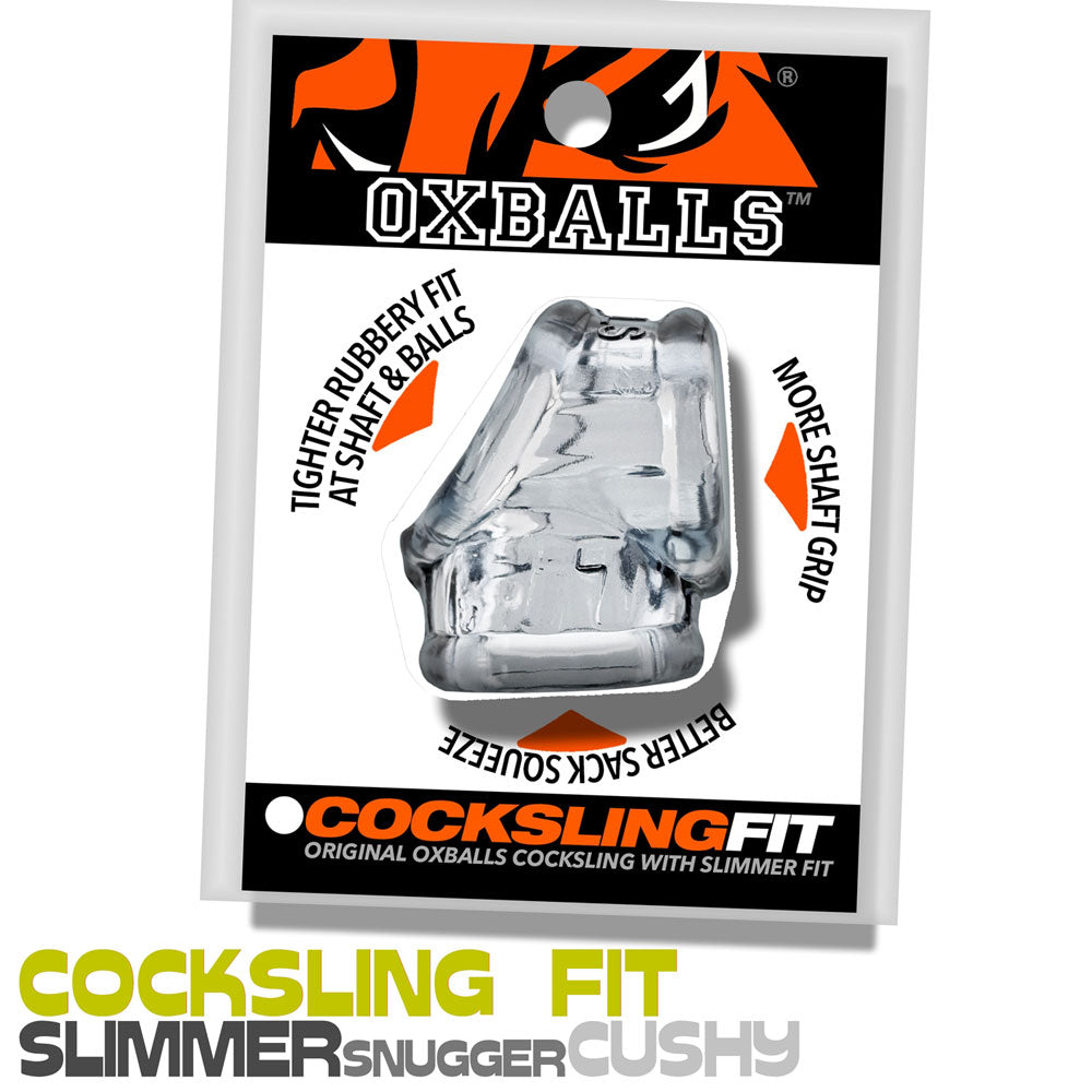 COCKSLING FIT flexTPR™ Ballstretching Slimmer Cocksling - Clear