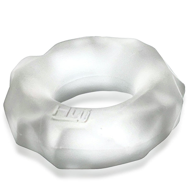 FRACTAL Tactile Cock Ring - Clear Ice