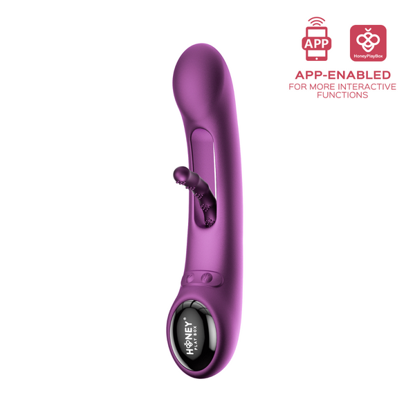 TEMPO App-Controlled Pressure Sensing Kinky Finger Tapping G-Spot Vibrator