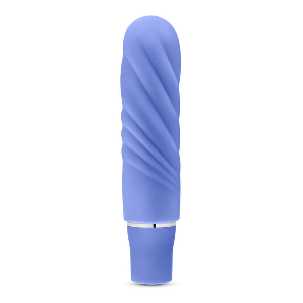 Luxe Nimbus Mini Platinum-Cured Silicone Vibrator - Periwinkle