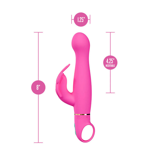 Aria Naughty AF Rumble Tech™ Rechargeable G-Spot & Clitoris Silicone Vibrator