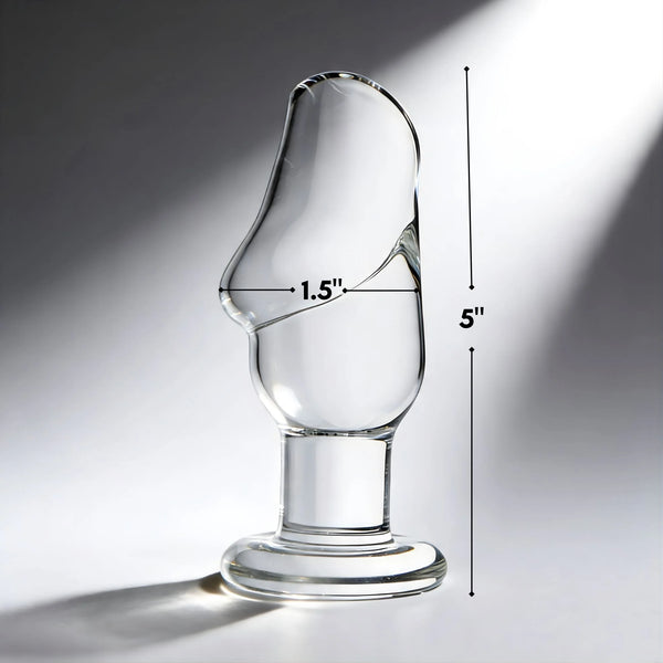 Asvini Glass Penis Anal Plug