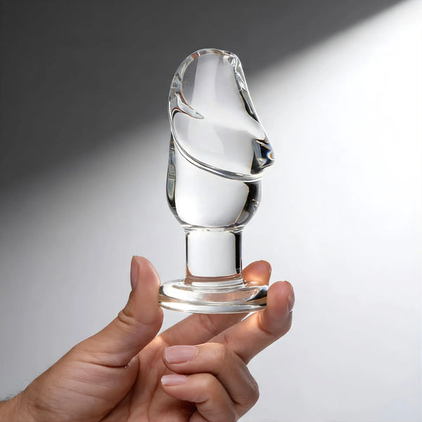 Asvini Glass Penis Anal Plug