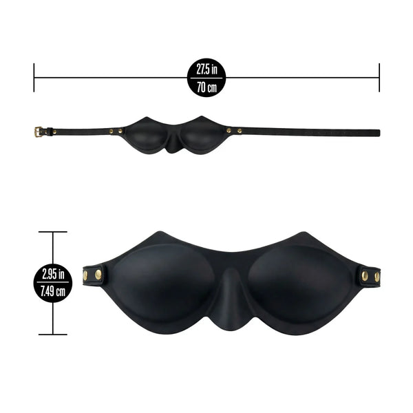 Temptasia Ardor Silicone Blindfold - Black