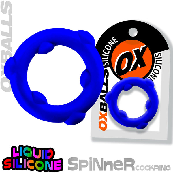 SPINNER Liquid Silicone Cockring - Glacier