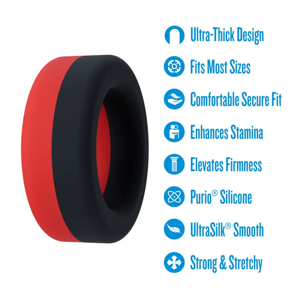 Performance Plus Takeoff Platinum-Cured Silicone Cock Ring