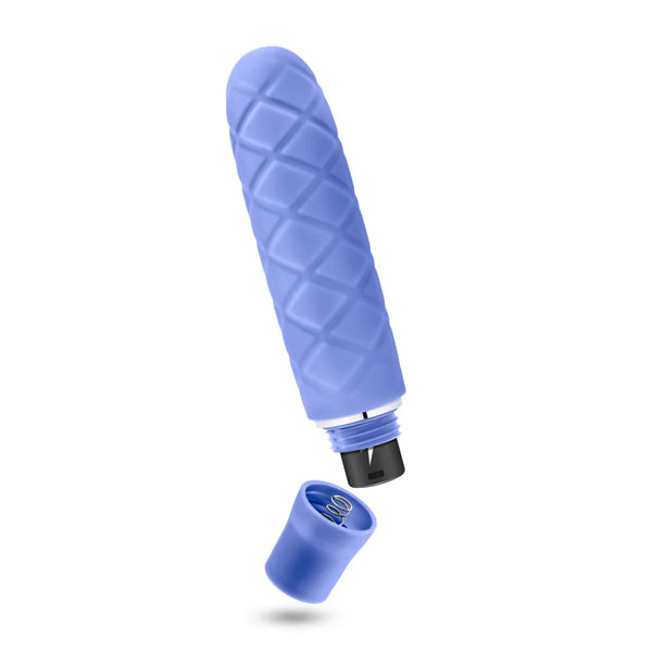 Luxe Cozi Platinum-Cured Silicone Vibrator - Periwinkle