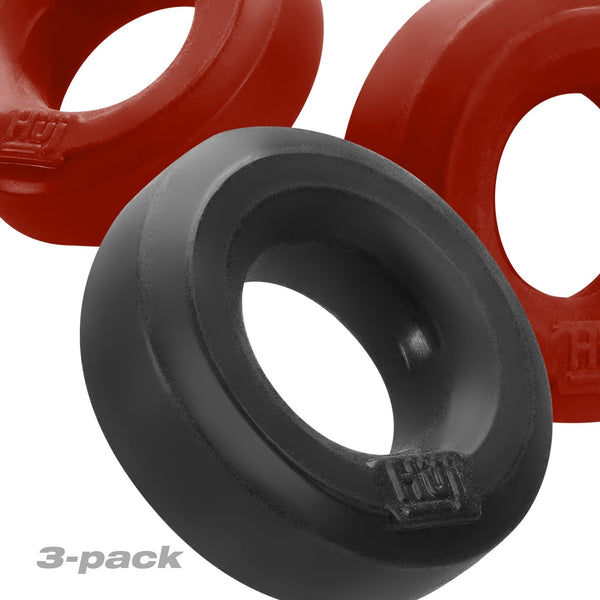 HUJ3 3-Pack No Roll C-Rings - Cherry Ice
