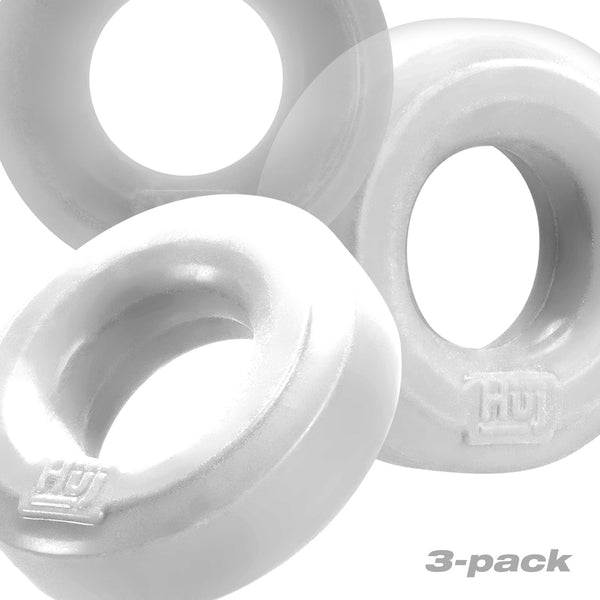 HUJ3 3-Pack No Roll C-Rings - White Ice