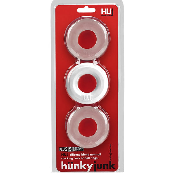 HUJ3 3-Pack No Roll C-Rings - White Ice