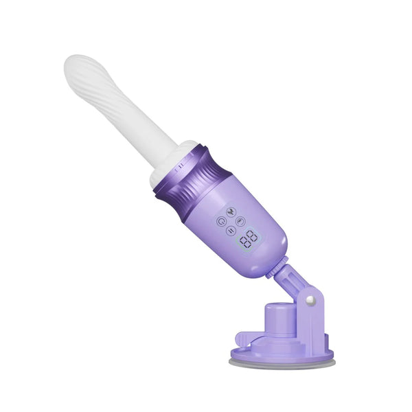 Temptasia Violet Vixen Thrusting Vibrating Dildo with Warming Technology