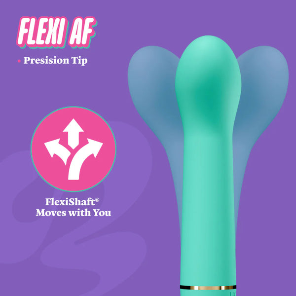 Aria Flirty AF Rumble Tech™ G-Spot Rechargeable Silicone Vibrator