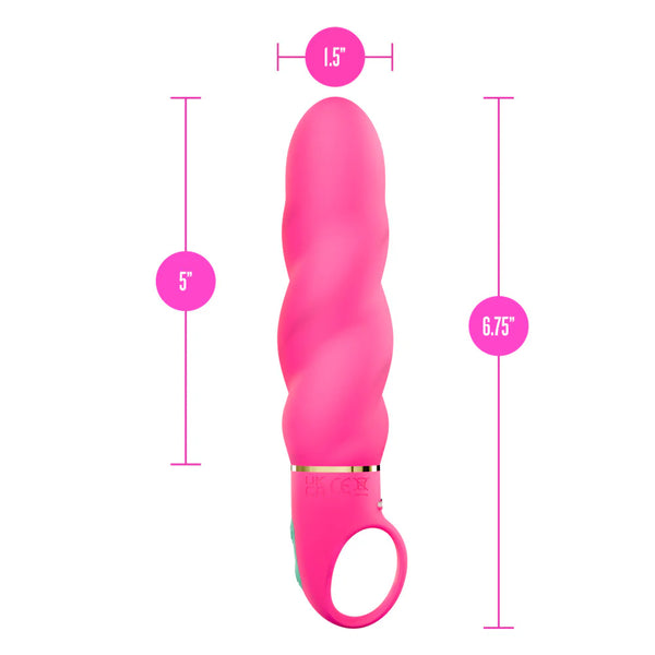 Aria Amazing AF Rumble Tech™ Spiral G-Spot Rechargeable Silicone Vibrator
