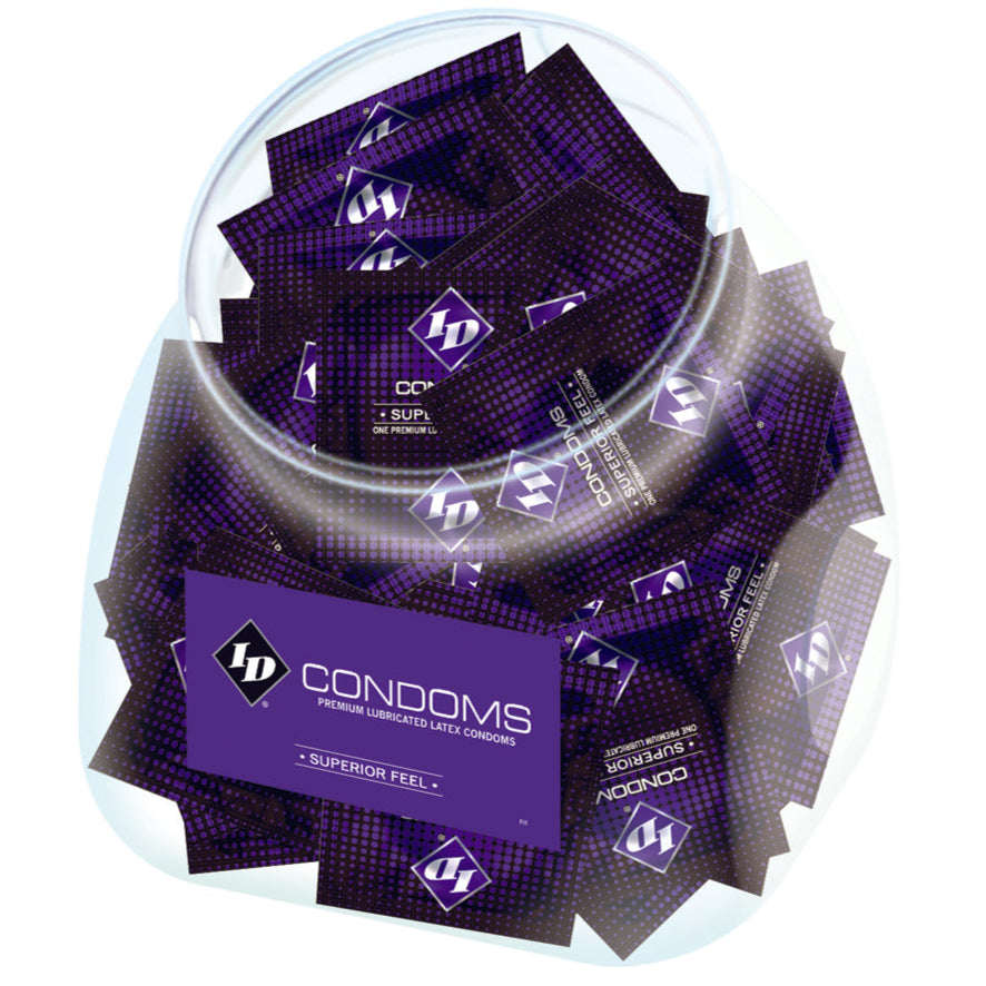 Superior Feel Lubricated Condom Jar - 144 Count