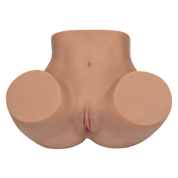 Stroke It Life Size Pussy and Ass Masturbator - Brown