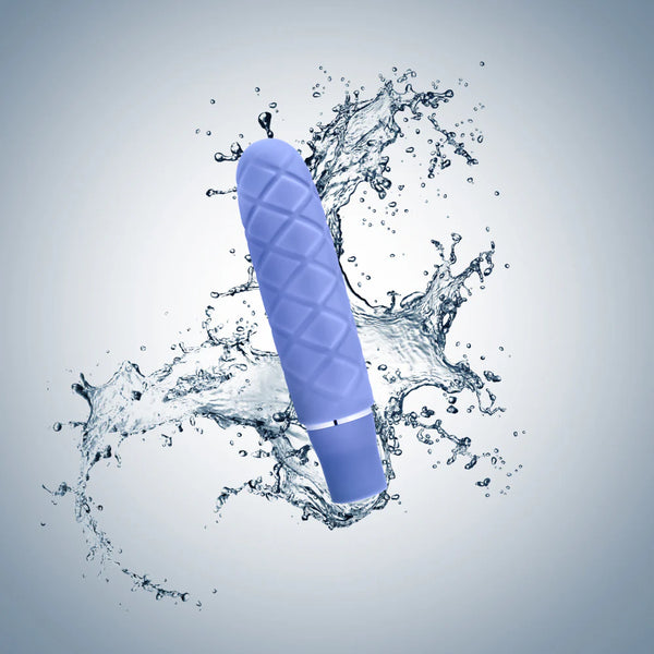 Luxe Cozi Platinum-Cured Silicone Vibrator - Periwinkle