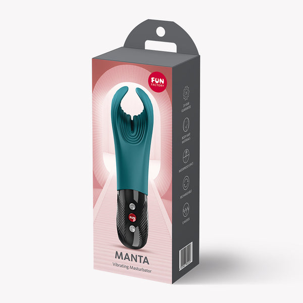 Manta Rechargeable Vibrating Masturbator
