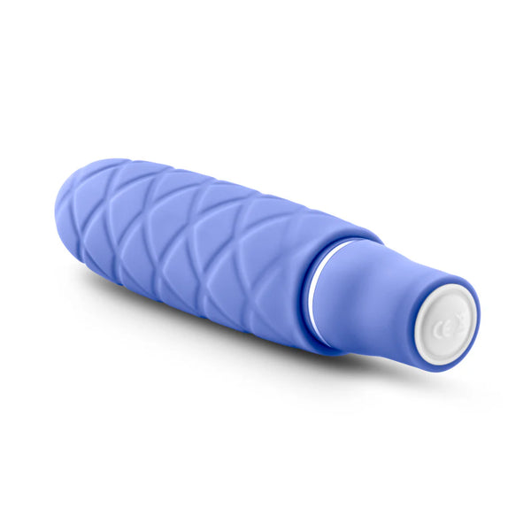 Luxe Cozi Platinum-Cured Silicone Vibrator - Periwinkle