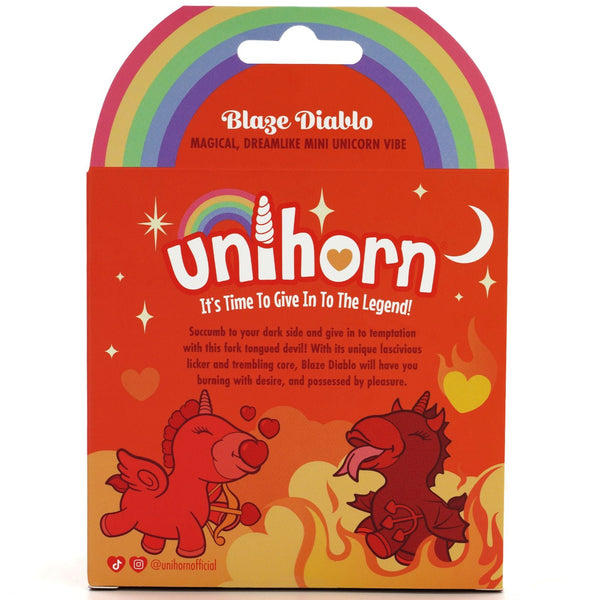 Unihorn Blaze Diablo Swishing Tongue Rechargeable Clitoral Vibrator