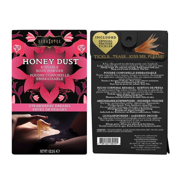 Honey Dust Strawberry Dreams Kissable Body Powder - 28g