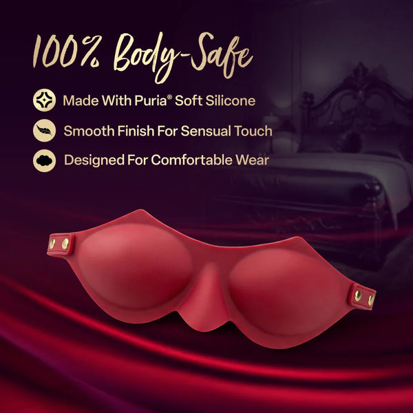 Temptasia Ardor Silicone Blindfold - Red