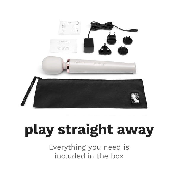 Original Rechargeable Wand Massager - White