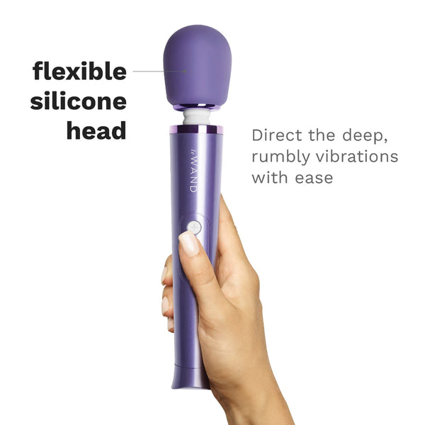 Petite Rechargeable Wand Massager - Violet