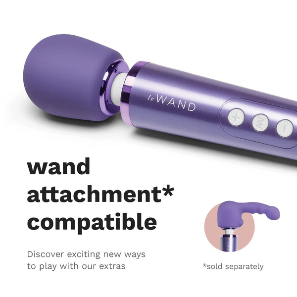 Petite Rechargeable Wand Massager - Violet
