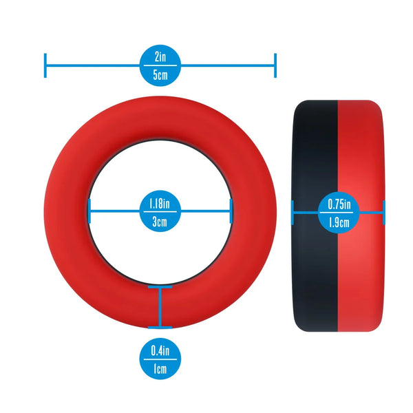 Performance Plus Takeoff Platinum-Cured Silicone Cock Ring