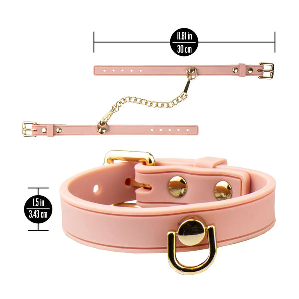 Temptasia Ardor Silicone Wrist & Ankle Restraints - Pink