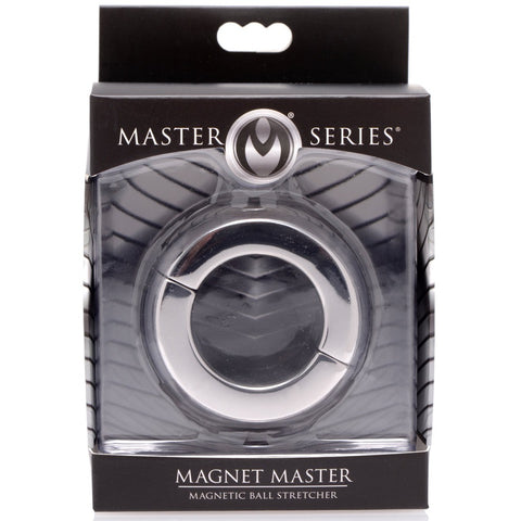 Master Series Magnet Master Stainless Steel Ball Stretcher - Extreme Toyz Singapore - https://extremetoyz.com.sg - Sex Toys and Lingerie Online Store - Bondage Gear / Vibrators / Electrosex Toys / Wireless Remote Control Vibes / Sexy Lingerie and Role Play / BDSM / Dungeon Furnitures / Dildos and Strap Ons  / Anal and Prostate Massagers / Anal Douche and Cleaning Aide / Delay Sprays and Gels / Lubricants and more...