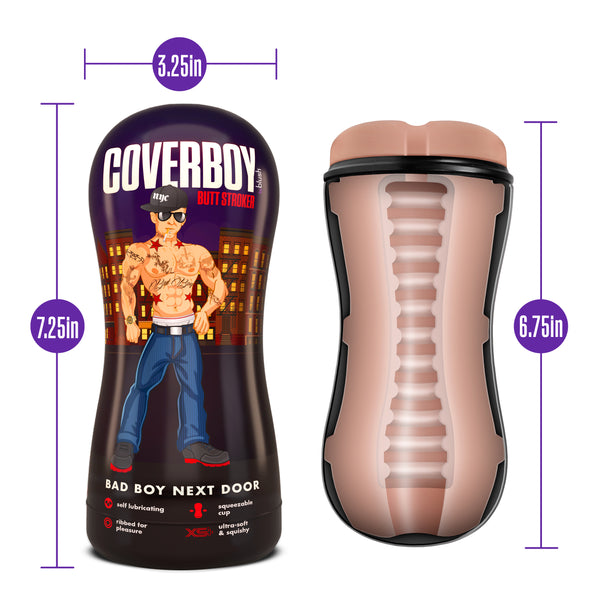 Coverboy Bad Boy Next Door Self Lubricating Butt Stroker