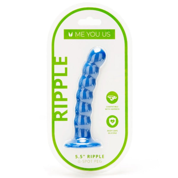 5.5" Ripple G-Spot Peg Dildo