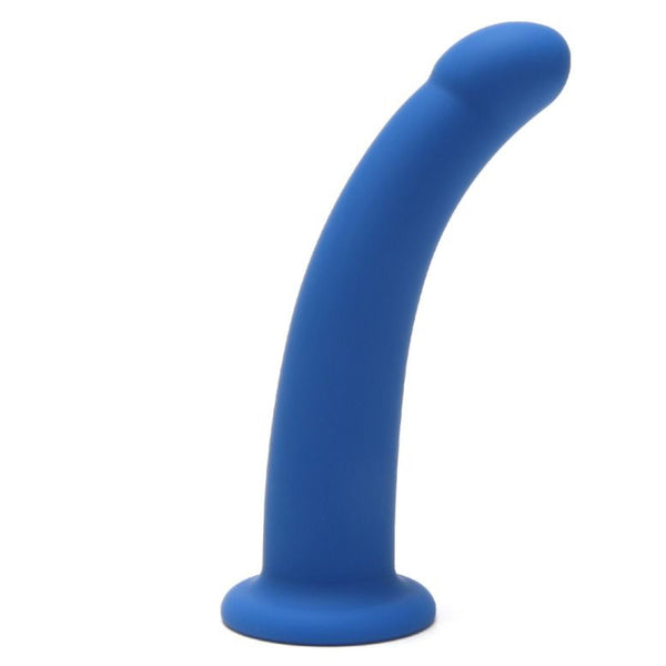 6" Curved Silicone Dildo